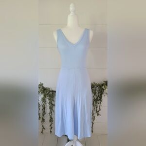 A New Day Ribbed V-Neck Sleeveless Midi Dress